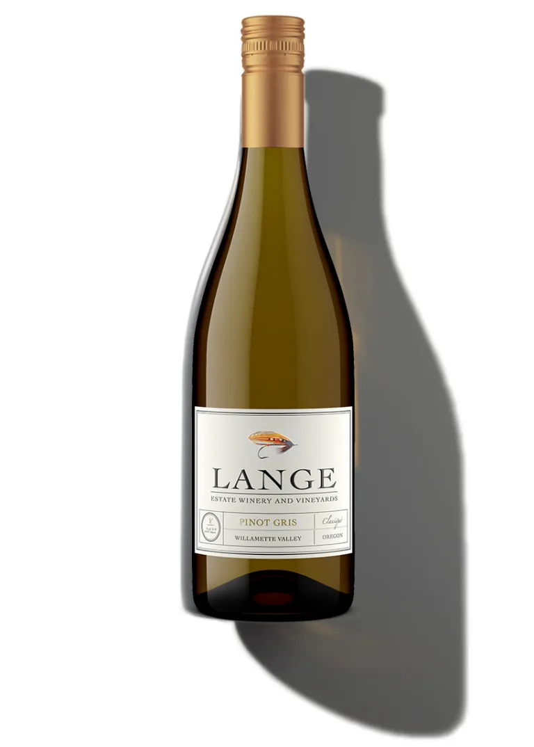Bottle of Lange 2022 Pinot Gris Classique