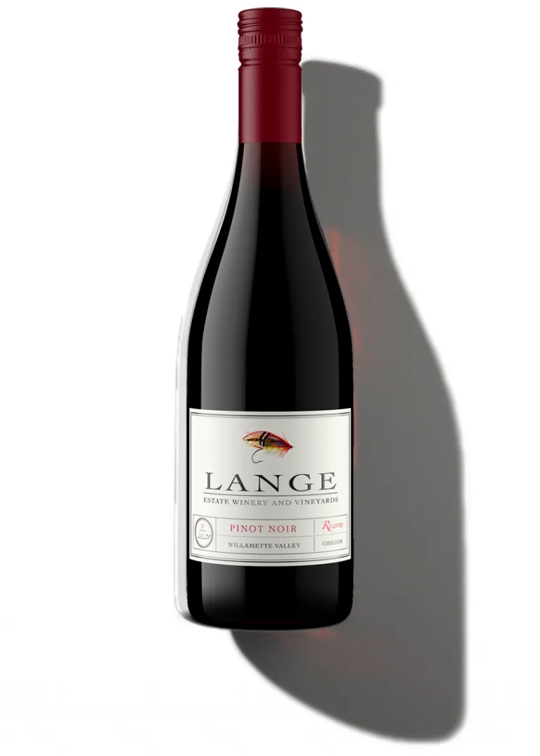 Bottle of Lange 2021 Reserve Pinot Noir