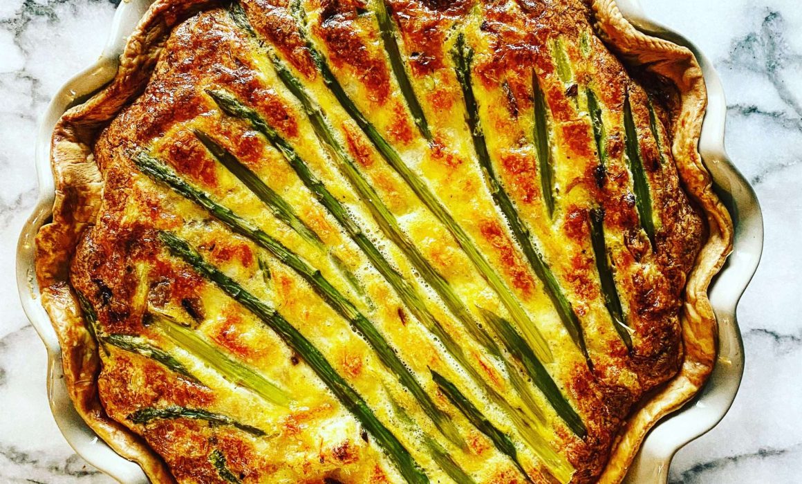 Asparagus & Crab Quiche