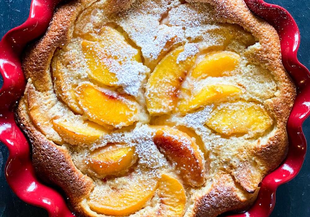 Peach-Clafoutis
