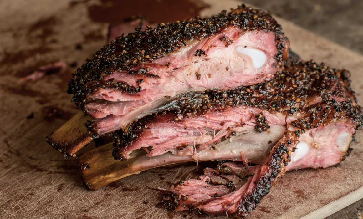 Pepper Glazed Sticky Pork Rib